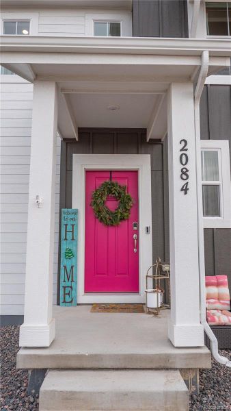 Exterior details and patio area of a home in , Aurora (Image 27).