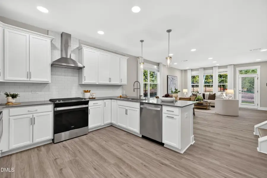Kitchen, Range & Hood (Model Home)