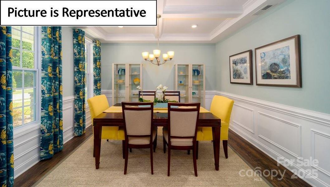 Furnished interior view inside a new home in Sylvan Creek, Denver (Image 41).