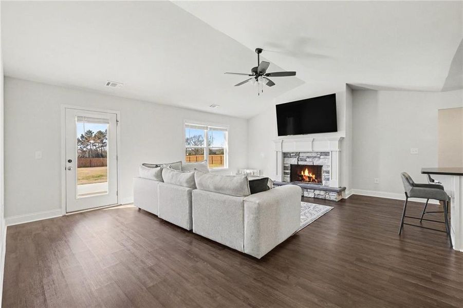 Furnished interior view inside a new home in , Winterville (Image 15).