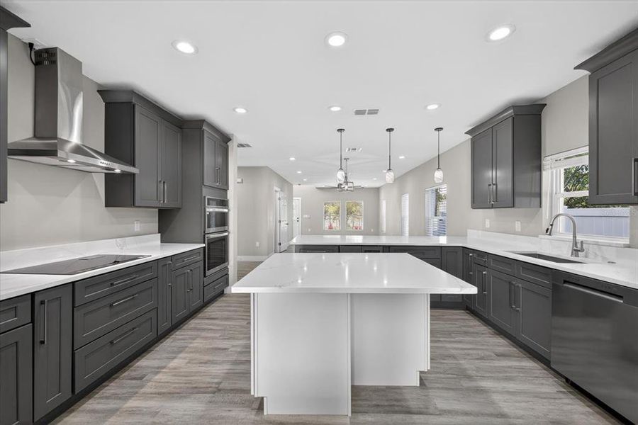 Furnished interior view inside a new home in , St. Petersburg (Image 9).