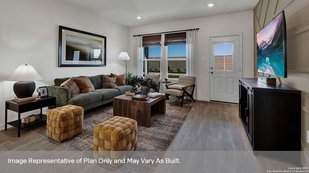 Furnished interior view inside a new home in Whisper South, San Marcos (Image 34).