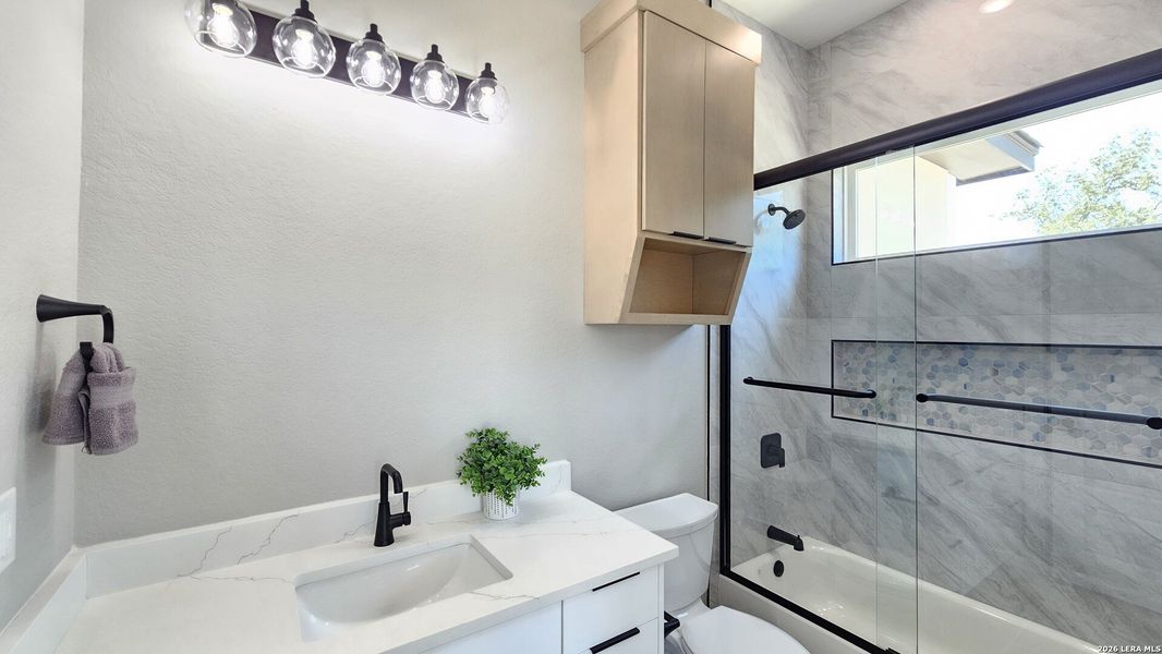 Furnished interior view inside a new home in , Adkins (Image 9).