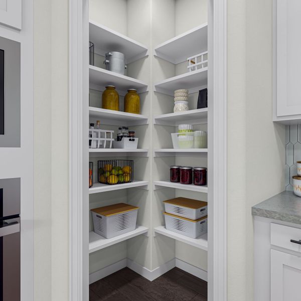 Representative interior finishes for a home built from the Mariposa by Tri Pointe Homes in Terrace Collection At Turner's Crossing, Buda (Image 21).