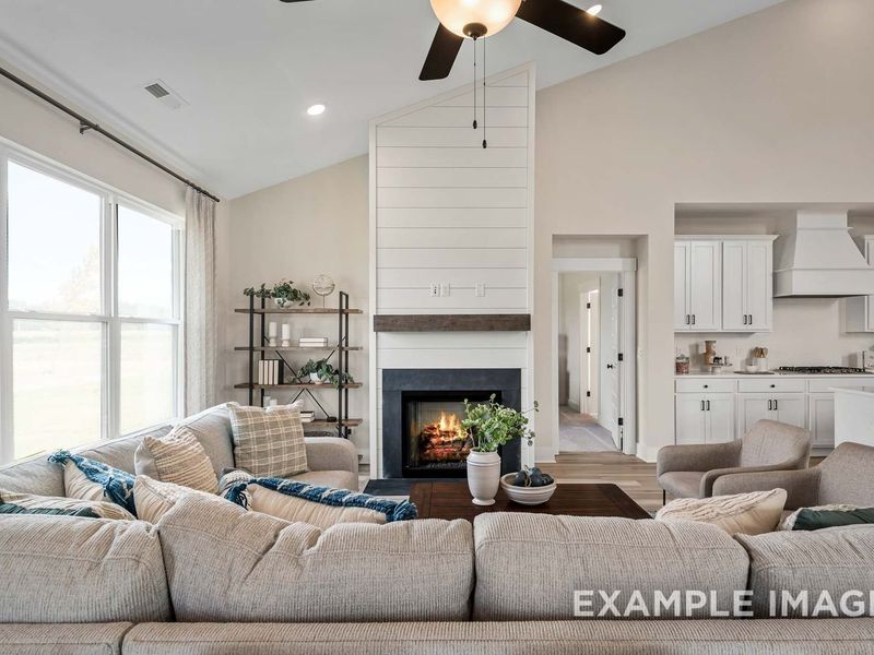 Furnished interior view inside a new home in Woods Crossing, Gallatin (Image 17).