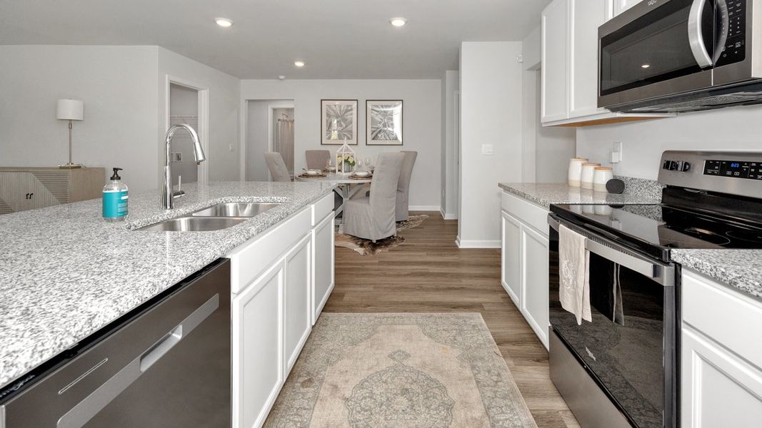 Furnished interior view inside a new home in Bailey Park, Fayetteville (Image 8).