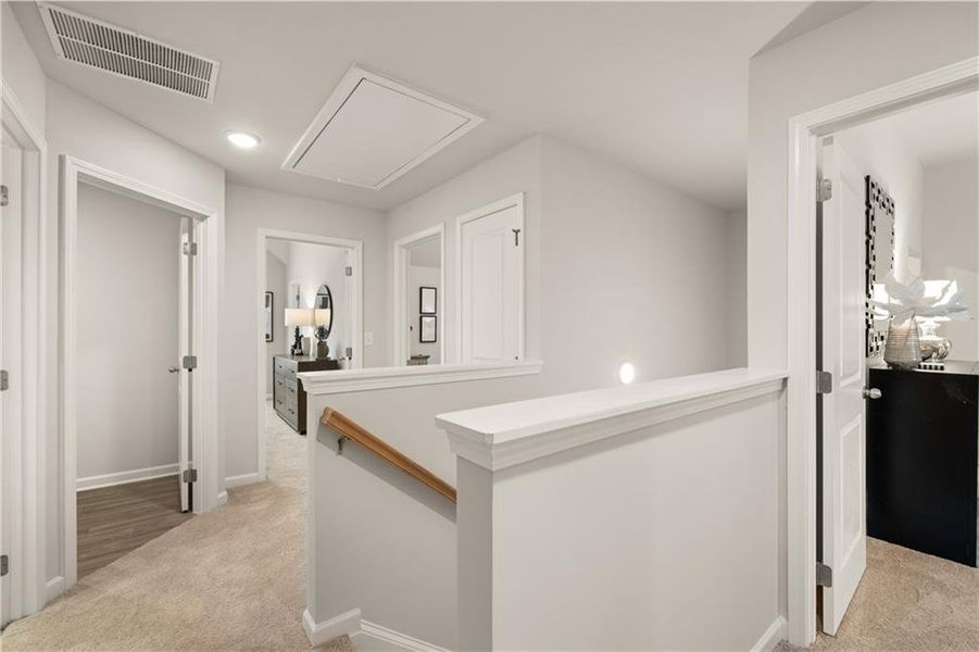 Furnished interior view inside a new home in Hillbrooke Preserve, Conyers (Image 16).
