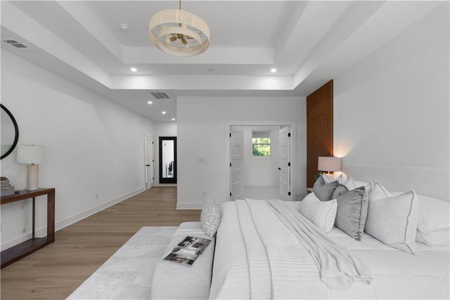 Furnished interior view inside a new home in , Atlanta (Image 58).