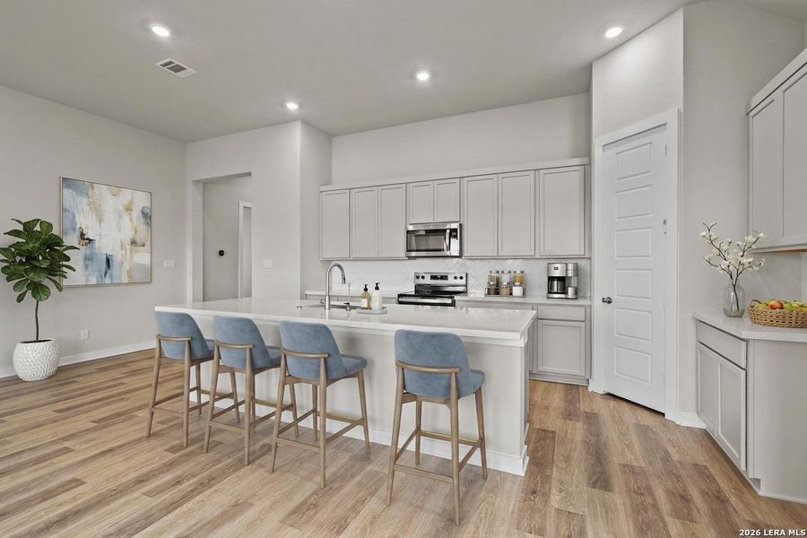 Furnished interior view inside a new home in Megan's Landing, Castroville (Image 6).