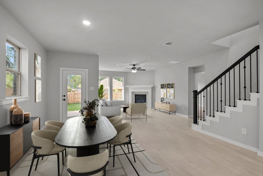 The Dahlia - Dining Room