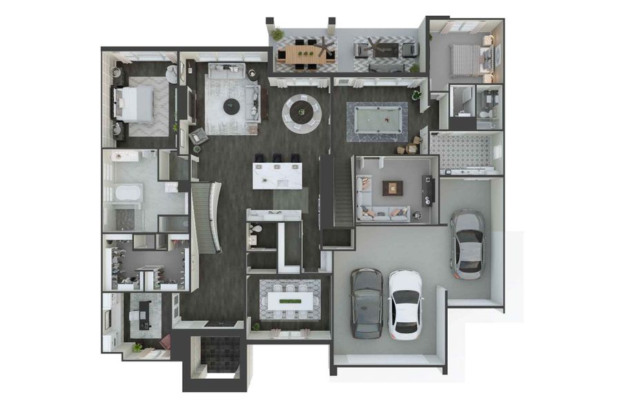2D floor plan layout for the Marsala by Tri Pointe Homes in Legacy Grove 1/2 Acre, Montgomery, TX (Image 3). 2D floor plan layout for the Marsala by Tri Pointe Homes in Legacy Grove 1/2 Acre, Montgomery, TX (Image 3).