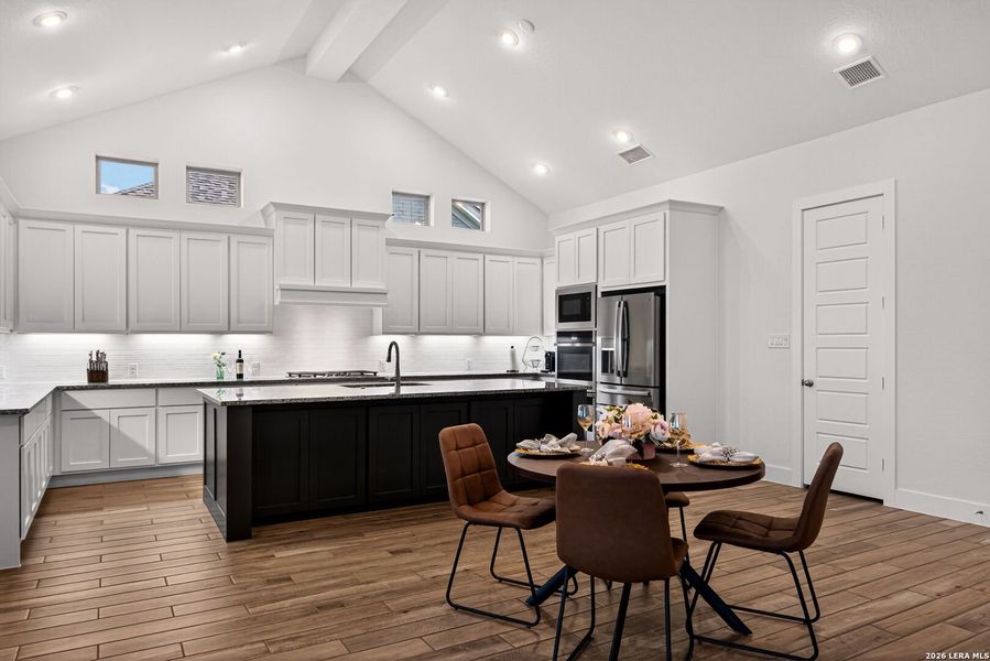 Furnished interior view inside a new home in , Bulverde (Image 11).