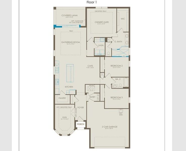 2D floor plan layout of this home in Avondale at Avenir, Palm Beach Gardens, FL (Image 3). 2D floor plan layout of this home in Avondale at Avenir, Palm Beach Gardens, FL (Image 3).