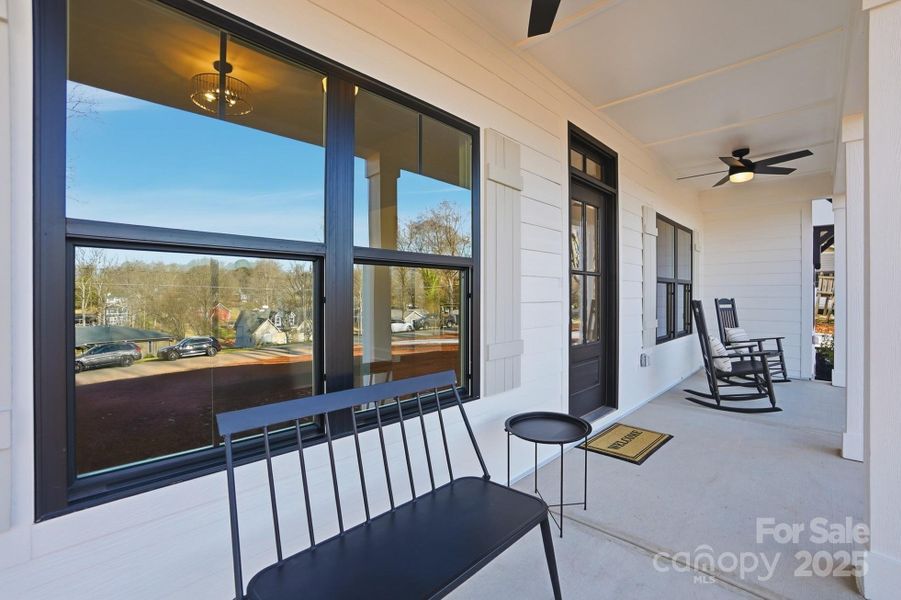 Exterior details and patio area of a home in , Mooresville (Image 3).