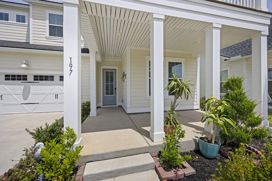 Exterior details and patio area of a home in , Summerville (Image 29).