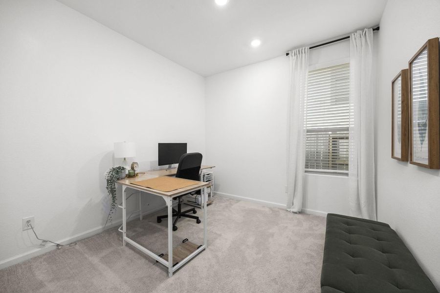 Furnished interior view inside a new home in Sunterra: Avante Collection, Katy (Image 18).