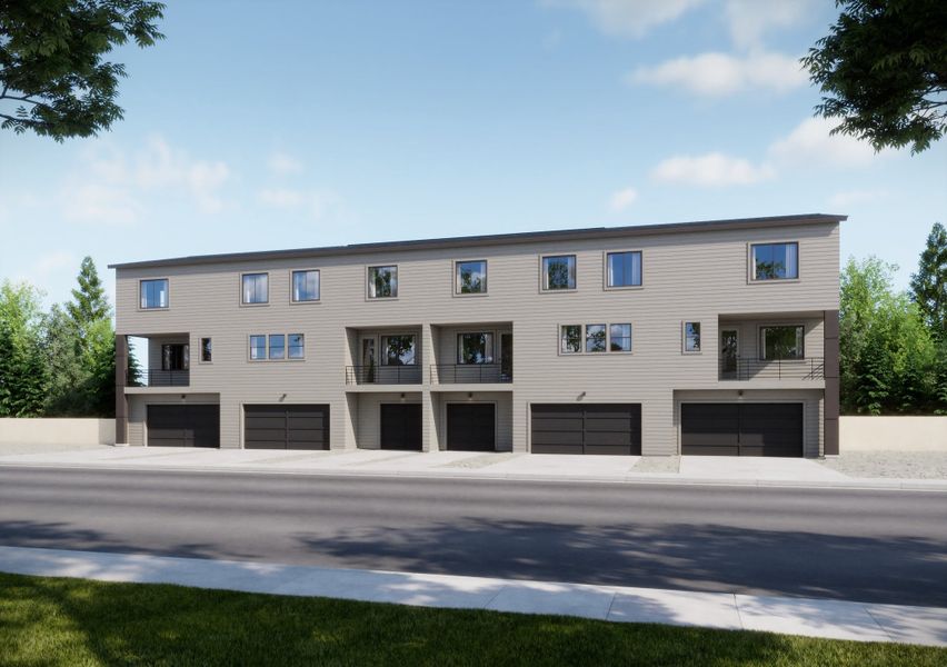 Representative exterior photo of a completed home built from the 1 by Trumark Homes in Berkeley Villas, Denver, CO (Image 2).