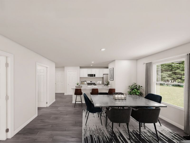 Furnished interior view inside a new home in Highland Forest, Gilmer (Image 11). Furnished interior view inside a new home in Highland Forest, Gilmer (Image 11).