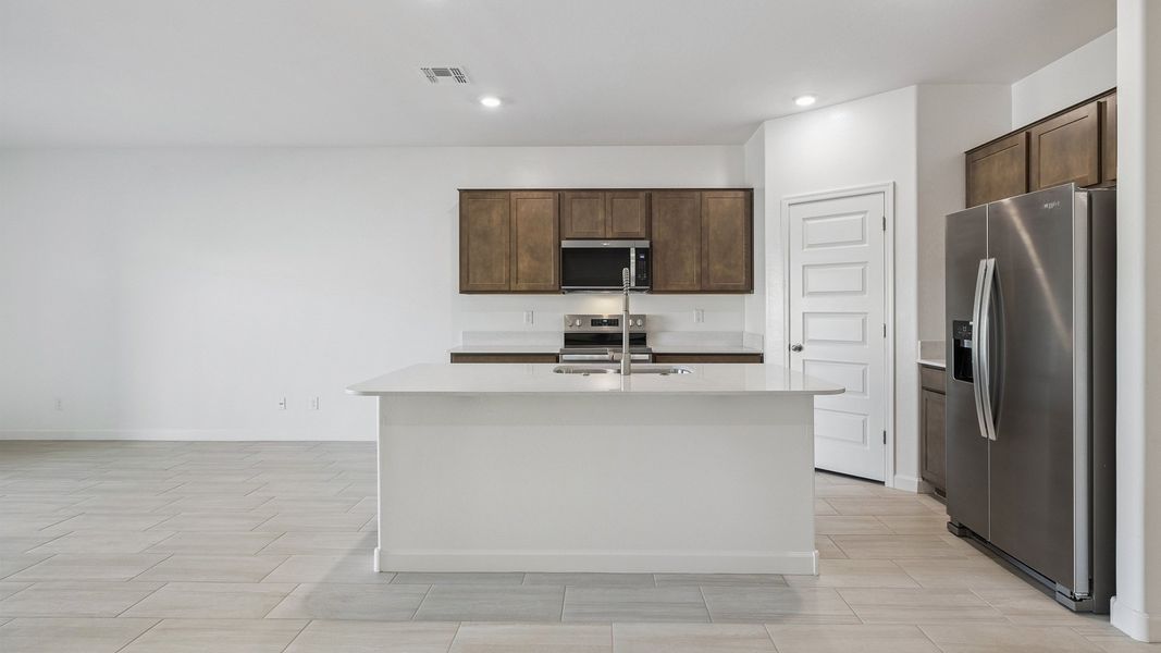 Furnished interior view inside a new home in Desert Moon Estates, Buckeye (Image 4).