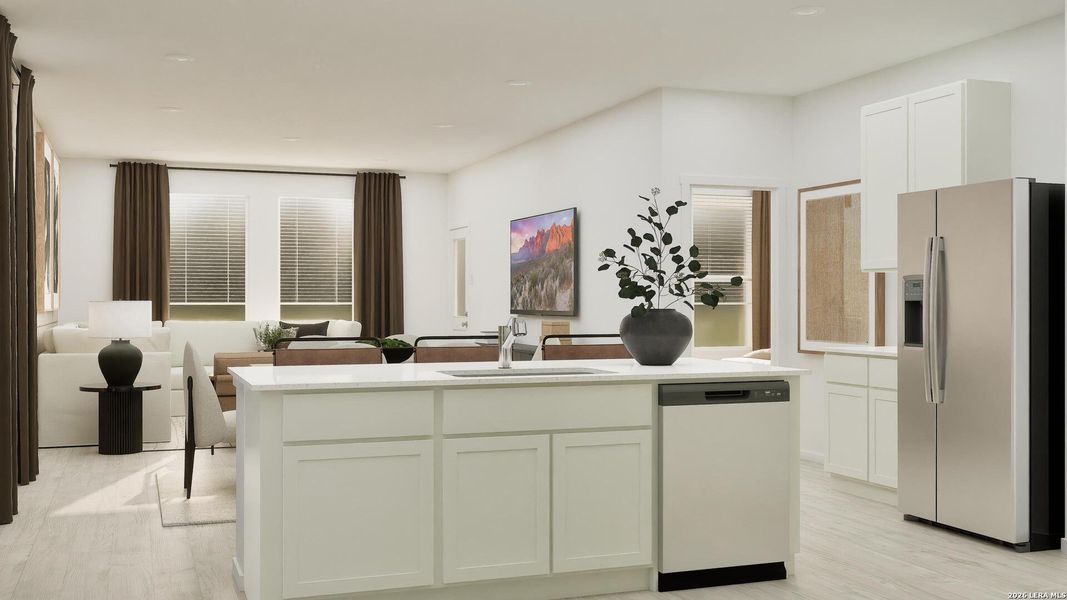 Furnished interior view inside a new home in Stone Garden, Elmendorf (Image 33). Furnished interior view inside a new home in Stone Garden, Elmendorf (Image 33).