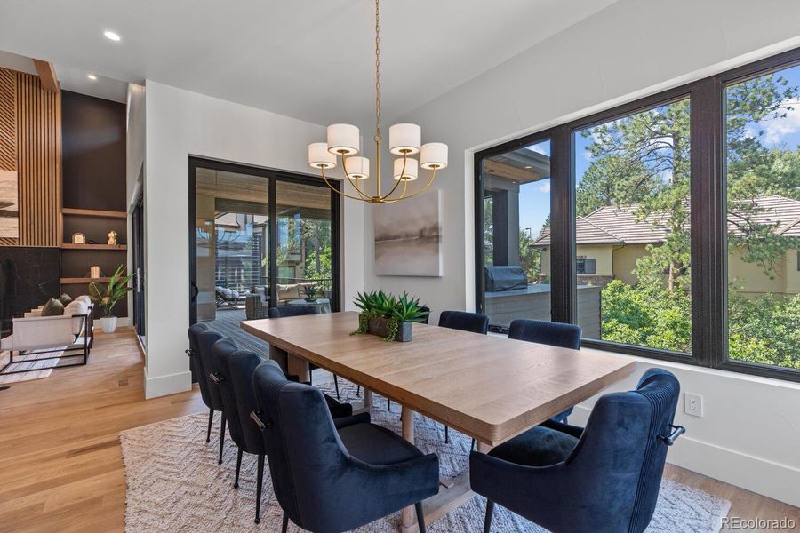 Furnished interior view inside a new home in , Castle Rock (Image 34).