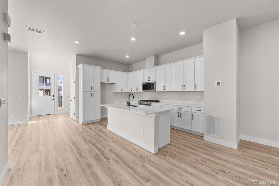 Furnished interior view inside a new home in Duet at Sterling Ranch, Littleton (Image 12).