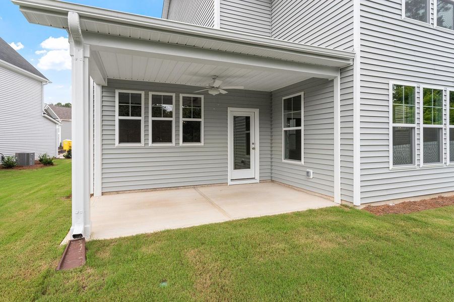 Exterior details and patio area of a home in , Summerville (Image 3).