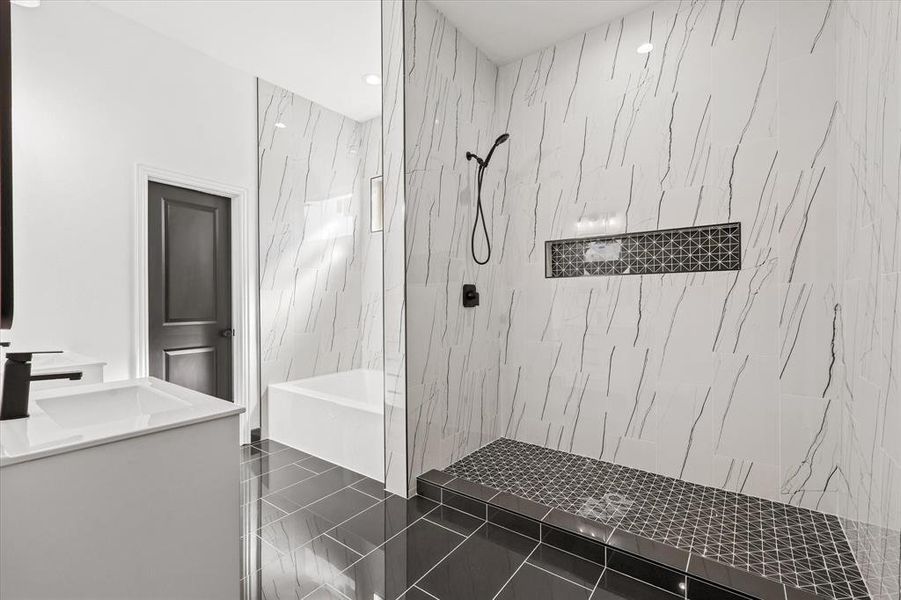 Furnished interior view inside a new home in , Dallas (Image 10). Furnished interior view inside a new home in , Dallas (Image 10).