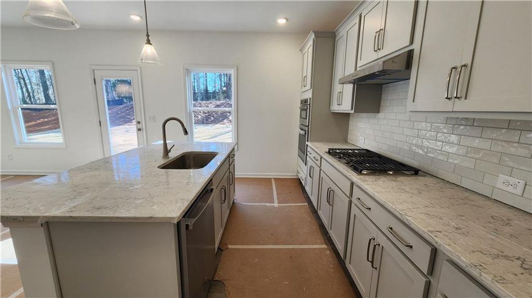 Furnished interior view inside a new home in The Estates at Casteel, Bethlehem (Image 7). Furnished interior view inside a new home in The Estates at Casteel, Bethlehem (Image 7).