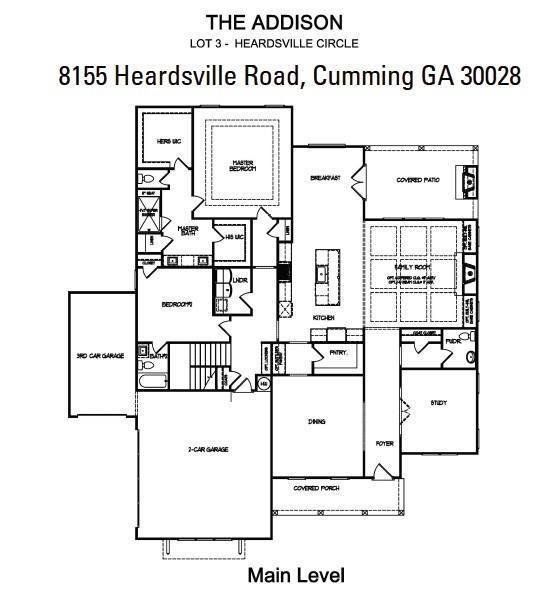 2D floor plan layout of this home in , Cumming, GA (Image 6).