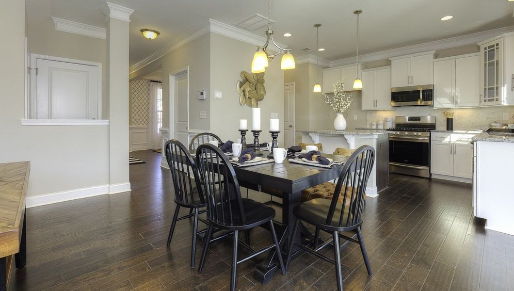 Representative furnished interior of a home built from the Verwood by D.R. Horton in Chumley Estates, Reidville (Image 18).