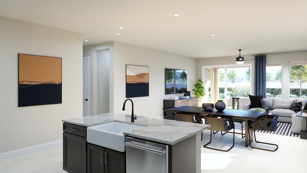 Kitchen | Maple at Cypress Bluff in Groveland, FL by Landsea Homes