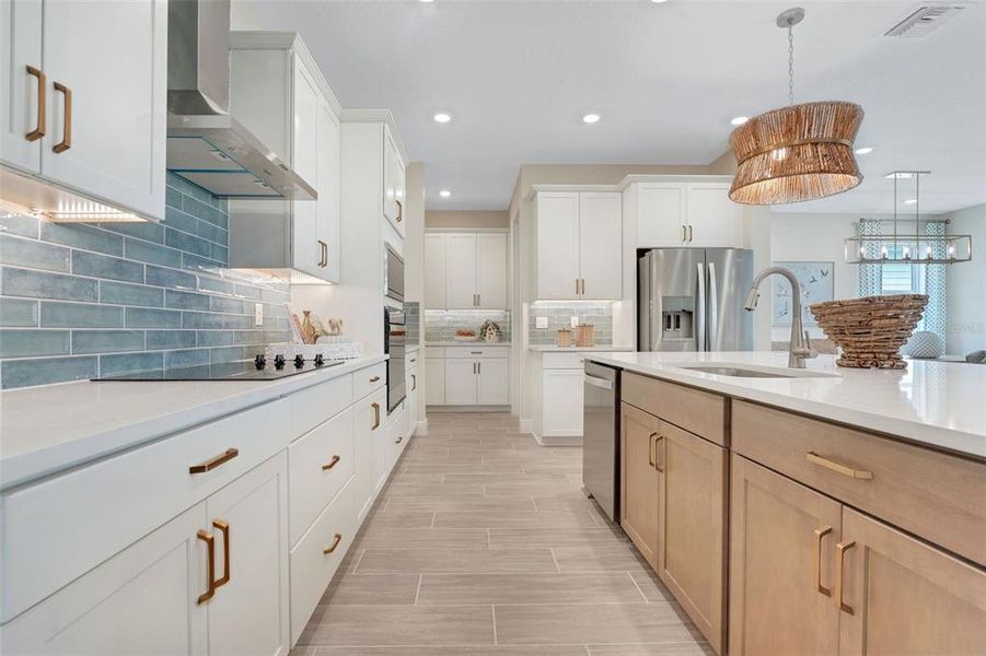 Furnished interior view inside a new home in Green Key Village, Lady Lake (Image 5).