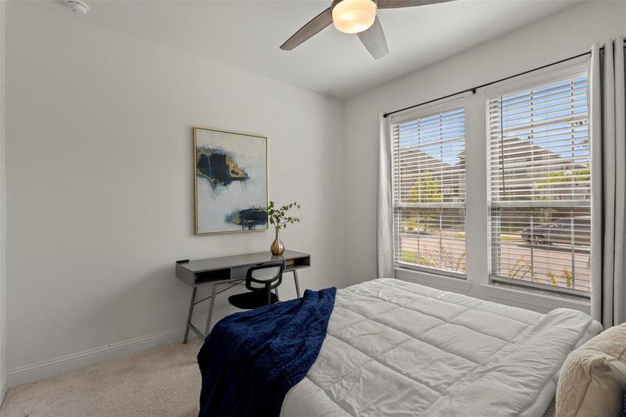 Furnished interior view inside a new home in Mustang Lakes 74', Celina (Image 12).