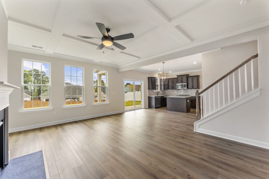 Spacious, unfurnished interior of a new home in Cottages at Lake Emory, Inman (Image 15). Spacious, unfurnished interior of a new home in Cottages at Lake Emory, Inman (Image 15).