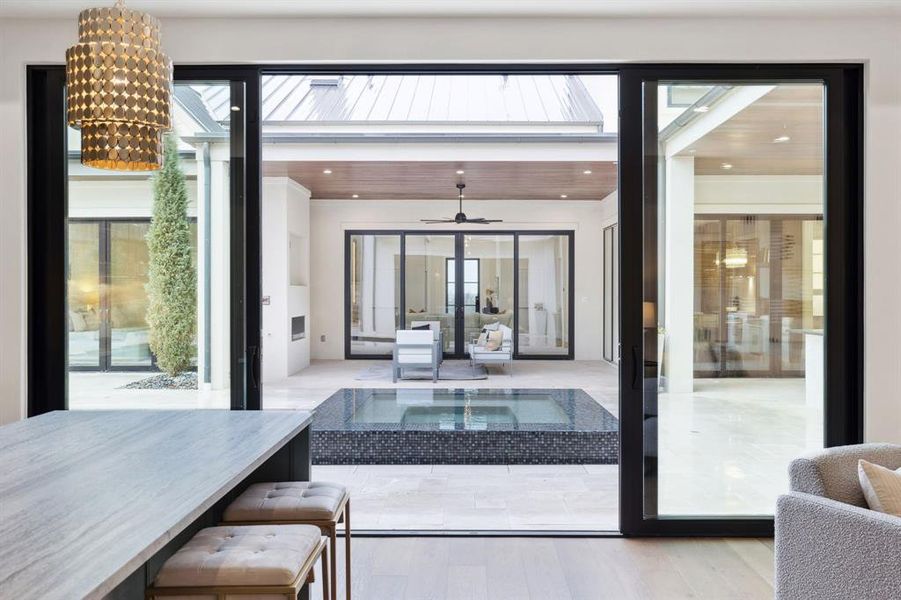 Exterior details and patio area of a home in , Keller (Image 3).