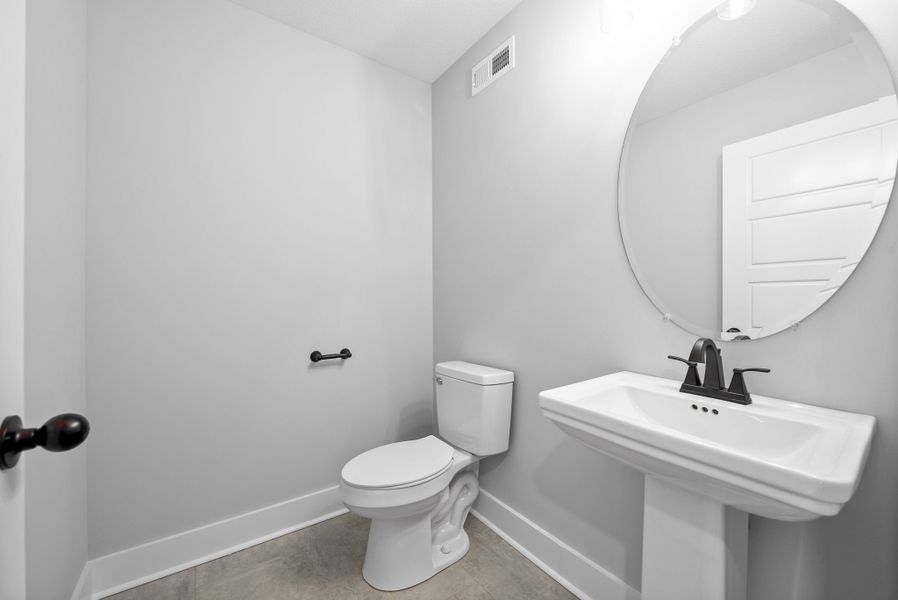 Representative furnished interior of a home built from the Noah by Rockwood Homes in Garrettsburg Meadows, Clarksville (Image 12).