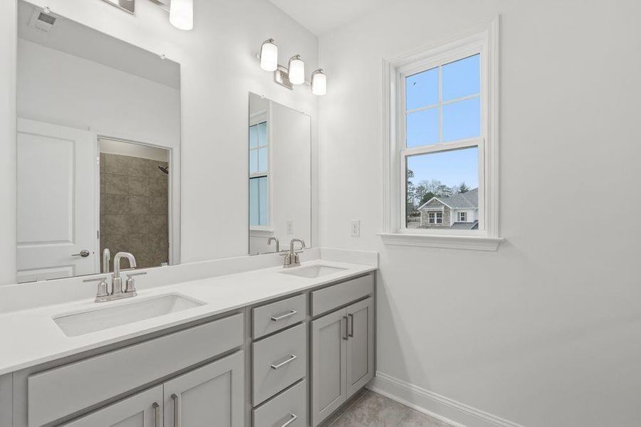 Furnished interior view inside a new home in Reserve at Hickory Walk, Kennesaw (Image 11).