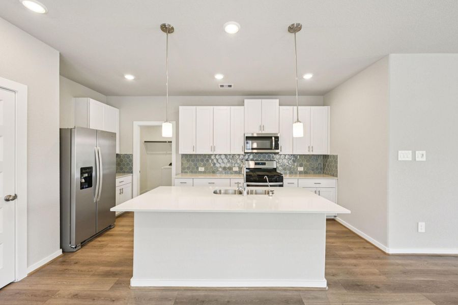 Photo is not of the actual home, but is an inspirational photo of builder’s model home and may depict options, furnishings, and/or decorator features that are not included