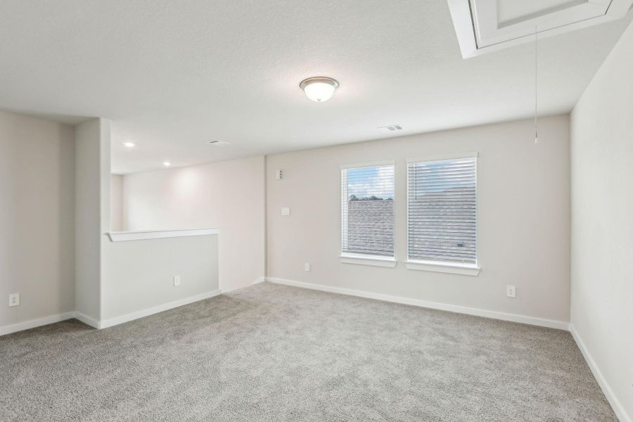 Photo is not of the actual home, but is an inspirational photo of builder’s model home and may depict options, furnishings, and/or decorator features that are not included