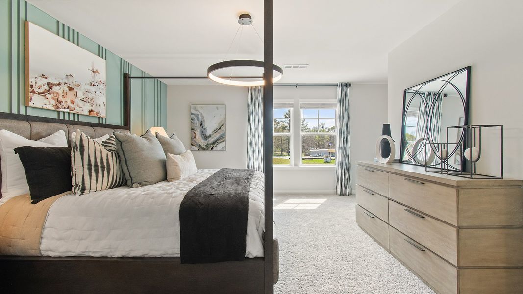 Furnished interior view inside a new home in Diamante, Stockbridge (Image 19).