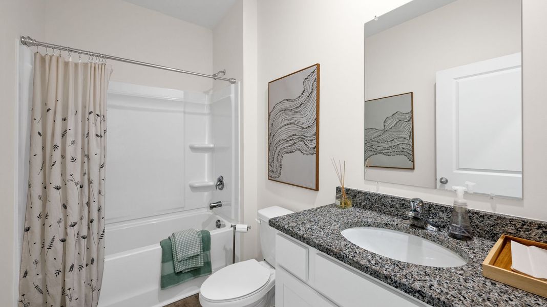 Furnished interior view inside a new home in The Cove at Thrasher Landing, Hixson (Image 6).