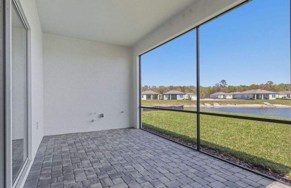 Exterior details and patio area of a home in Del Webb River Reserve, Spring Hill (Image 3). Exterior details and patio area of a home in Del Webb River Reserve, Spring Hill (Image 3).