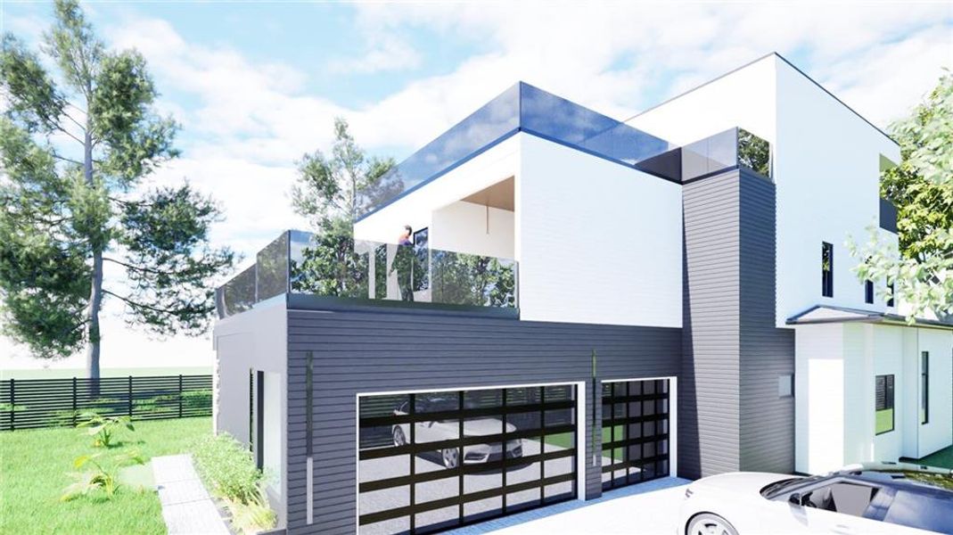 Front exterior of a new home in , Atlanta, GA, highlighting curb appeal (Image 25). Front exterior of a new home in , Atlanta, GA, highlighting curb appeal (Image 25).