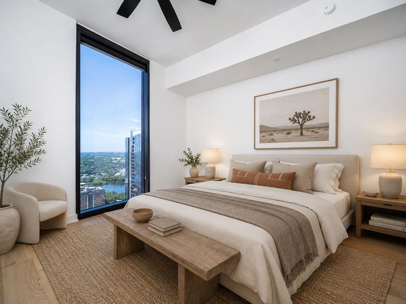 Furnished interior view inside a new home in Vesper, Austin (Image 8).