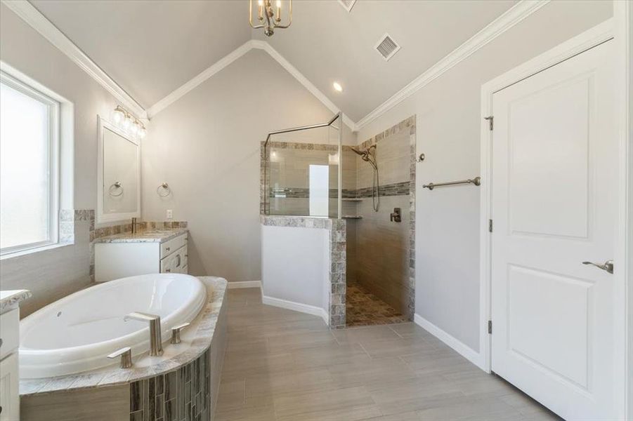 Furnished interior view inside a new home in , Weatherford (Image 6).