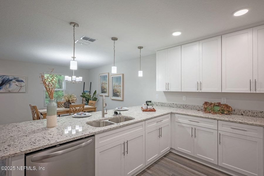 Furnished interior view inside a new home in , Jacksonville (Image 49). Furnished interior view inside a new home in , Jacksonville (Image 49).