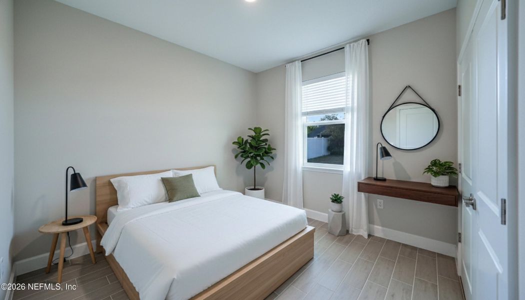 Furnished interior view inside a new home in , Palm Coast (Image 16).