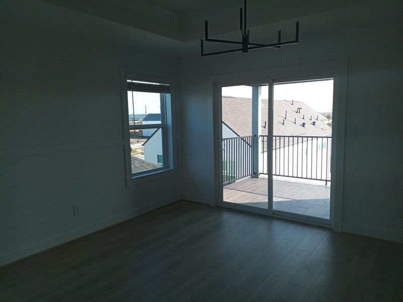 Amazing primary suite with private balcony