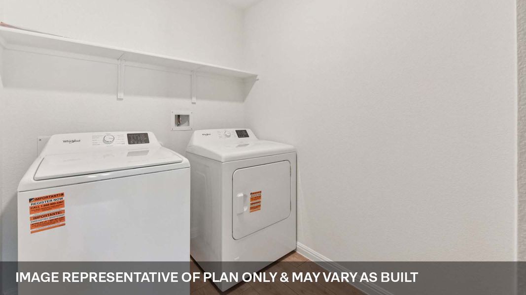 Representative interior finishes for a home built from the The Lakeway by D.R. Horton in Carillon, Manor (Image 12).